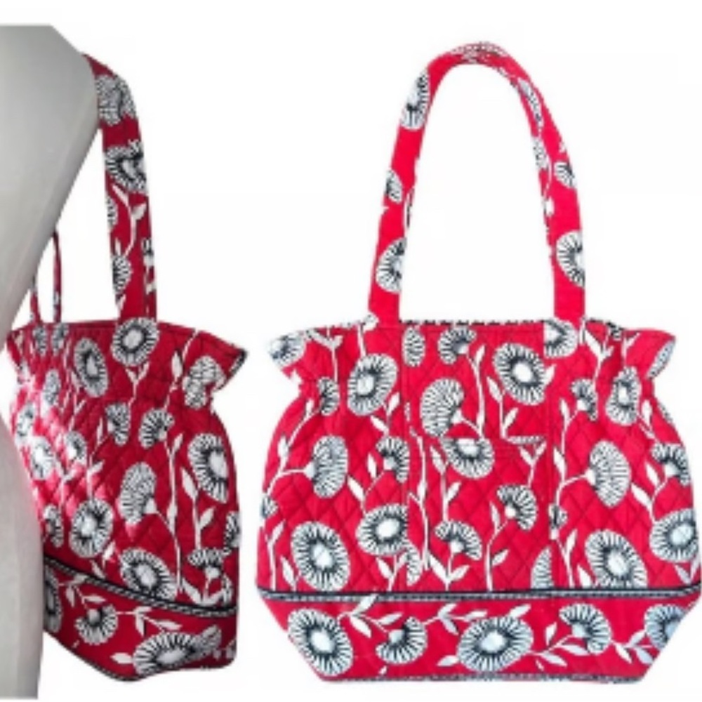 Retired: Vera Bradley DECO DAISY Large Tote Bag